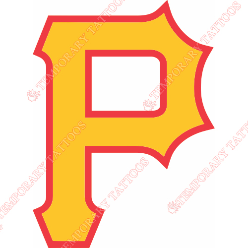 Pittsburgh Pirates Customize Temporary Tattoos Stickers NO.1828
